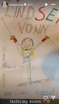 Lindsey Vonn’s story - Source: via @lindseyvonn on Instagram